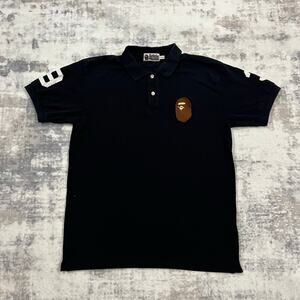 Authentic Bape 2000's Ape Head Chief Keef Polo L